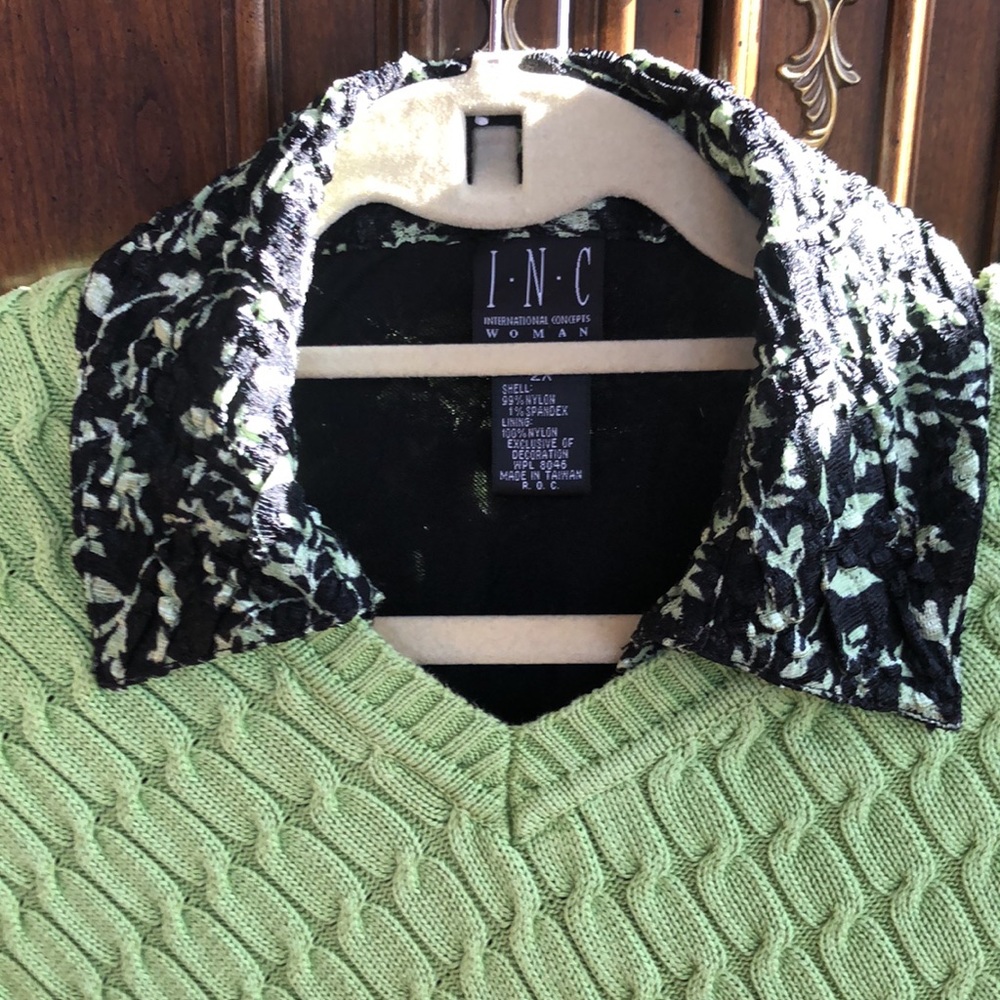 INC Poncho & Blouse